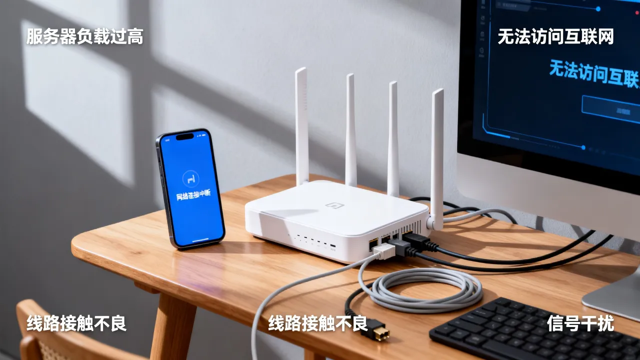 宽带掉网是服务器问题吗，宽带频繁掉线是什么原因