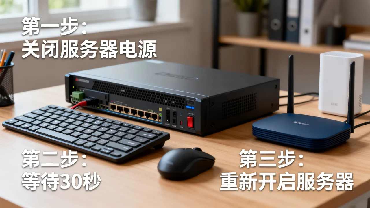 宽带重启服务器教程怎么做?宽带重启服务器步骤详解