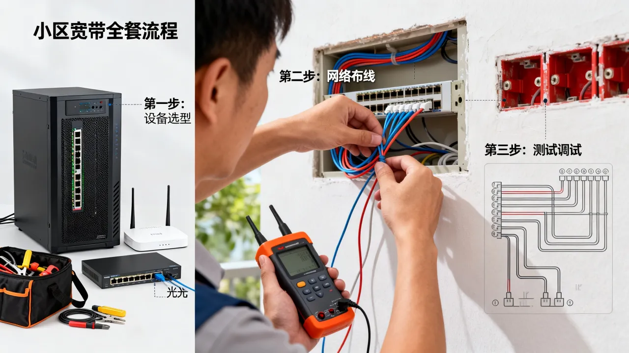 做小区宽带服务器的全套流程怎么做?有哪些注意事项? 做小区宽带服务器的全套流程怎么做?有哪些注意事项?
