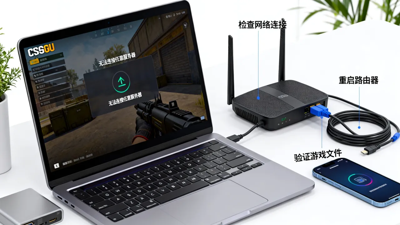 csgo为什么无法连接任意服务器，连接不上服务器怎么解决