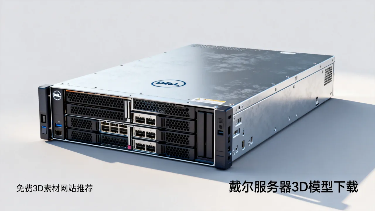 戴尔服务器三维模型怎么下载，免费3D模型素材网站哪个好？