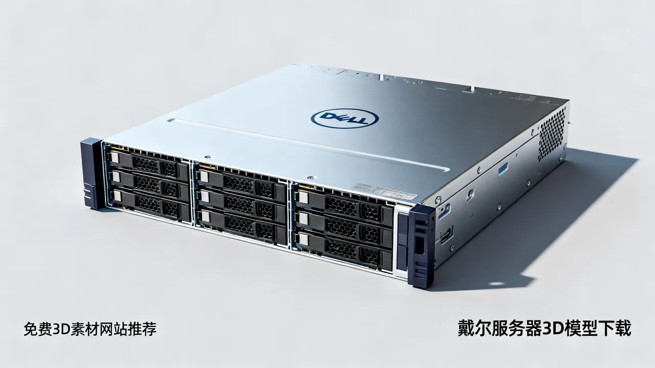 戴尔服务器三维模型怎么下载，免费3D模型素材网站哪个好？