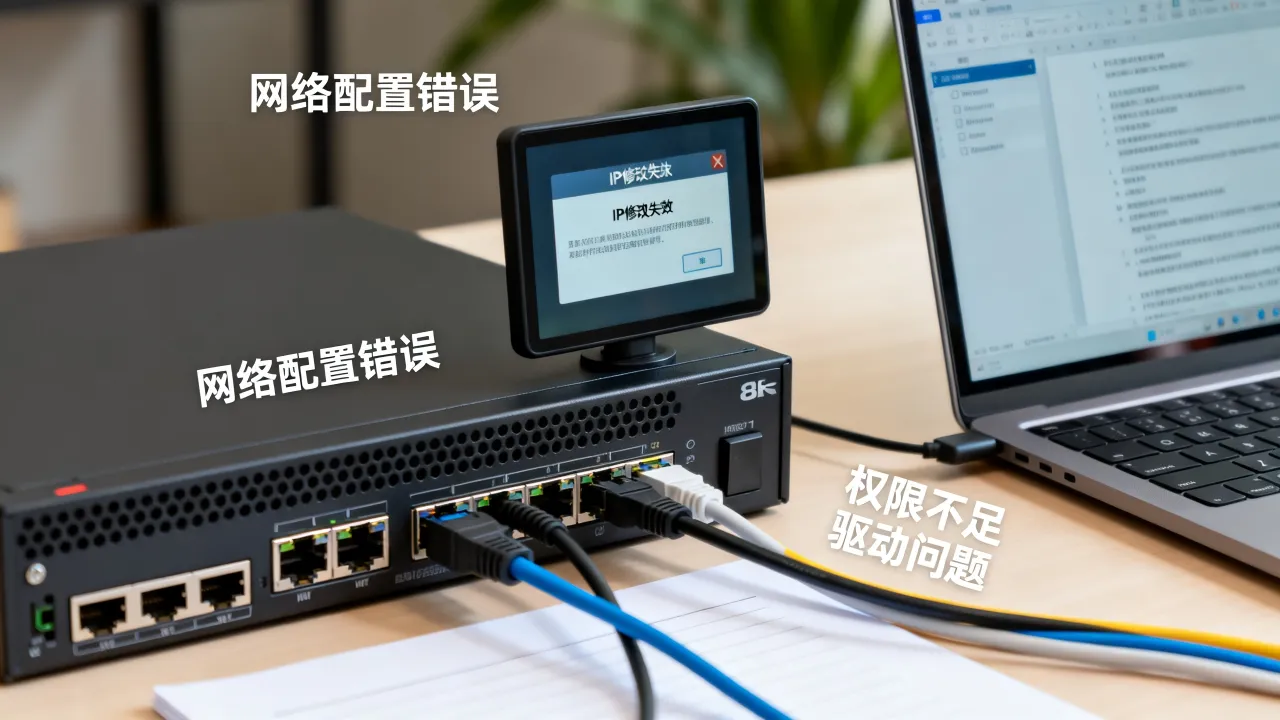 服务器网口IP改不了怎么办,修改服务器IP地址失败原因 服务器网口IP改不了怎么办,修改服务器IP地址失败原因