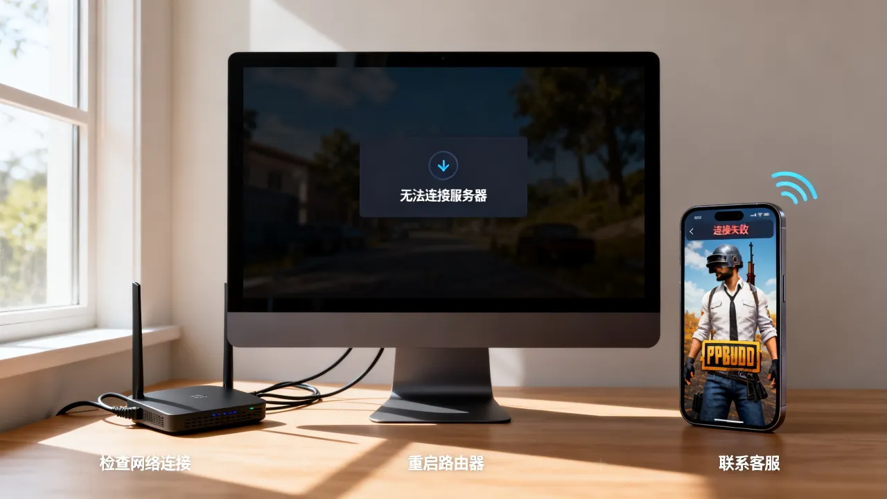 为什么pubg显示无法连接服务器，连接失败怎么解决