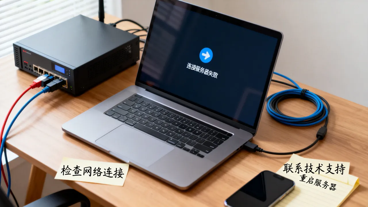 为什么srm一直连接服务器失败，srm连不上服务器怎么解决