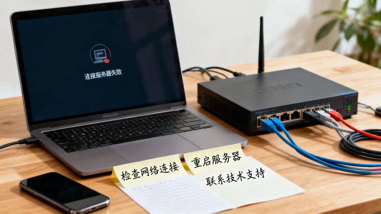 为什么srm一直连接服务器失败，srm连不上服务器怎么解决