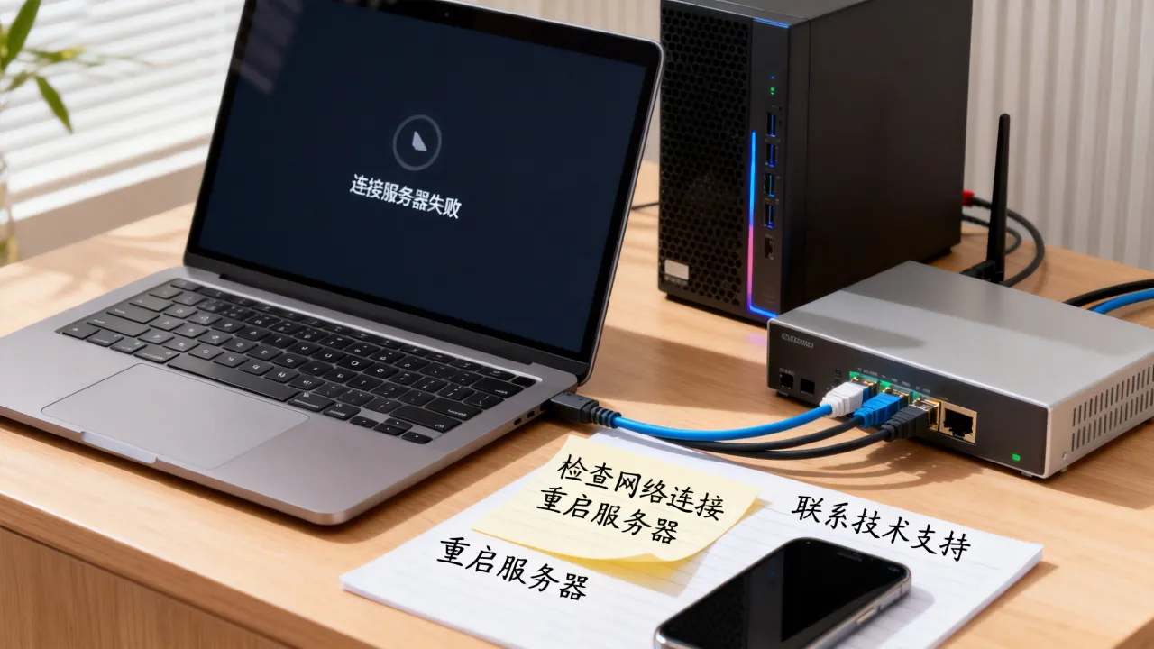 为什么srm一直连接服务器失败，srm连不上服务器怎么解决