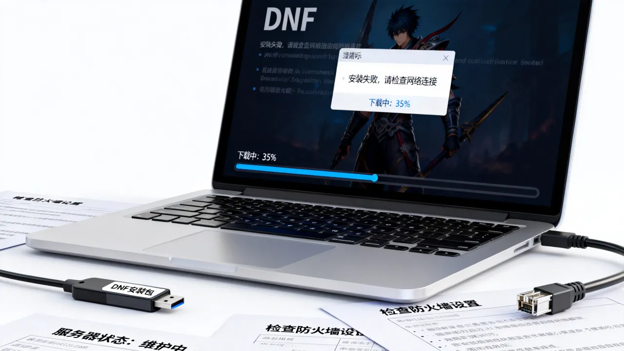DNF为什么安装不上服务器，安装失败怎么办？