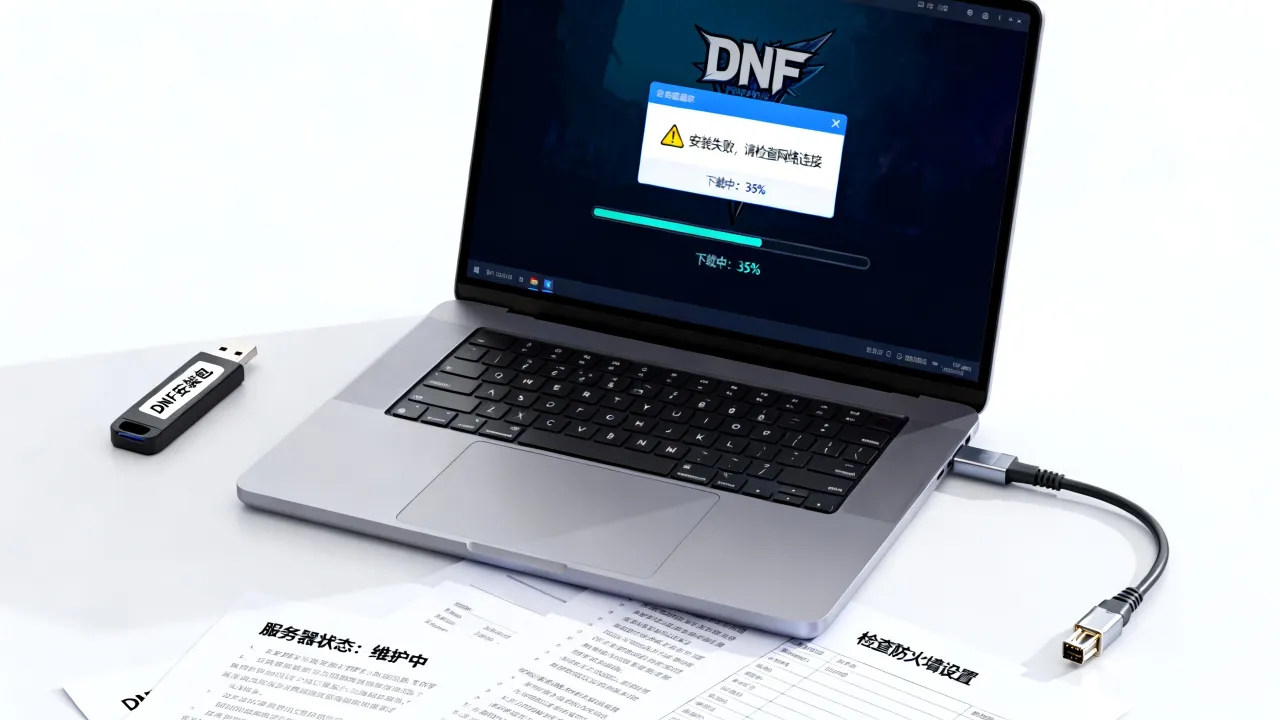 DNF为什么安装不上服务器，安装失败怎么办？