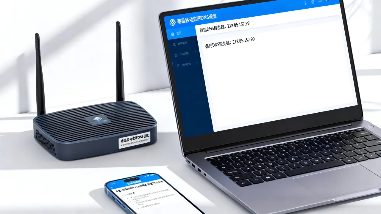 南昌移动宽带首选DNS服务器是什么？南昌移动宽带DNS怎么设置最好？