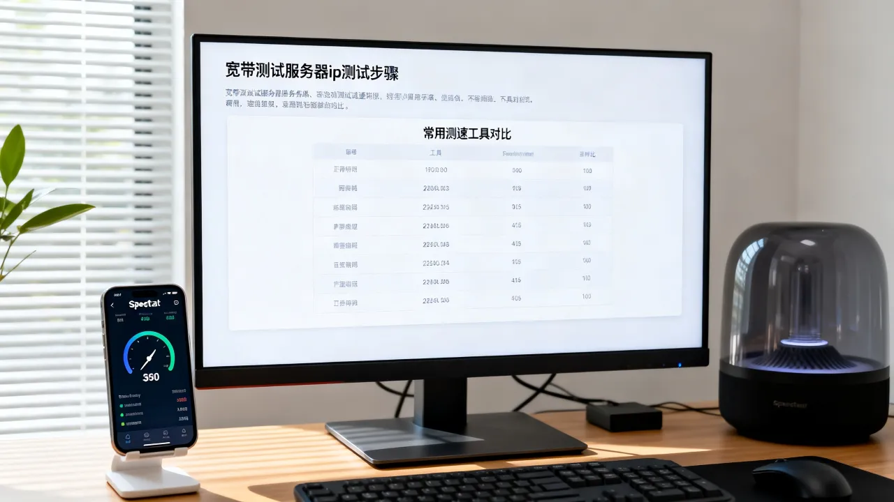 宽带测试服务器ip怎么测试？，测速工具哪个好