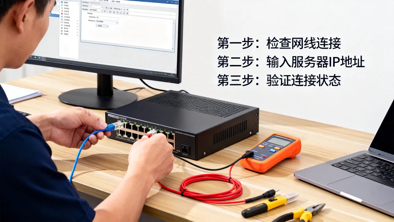 网维连接服务器教程如何操作，有哪些关键步骤？
