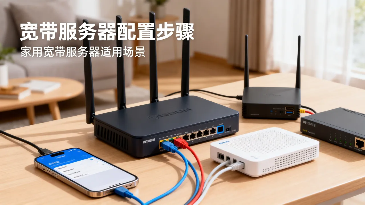 宽带服务器如何配置?家用宽带能当服务器用吗