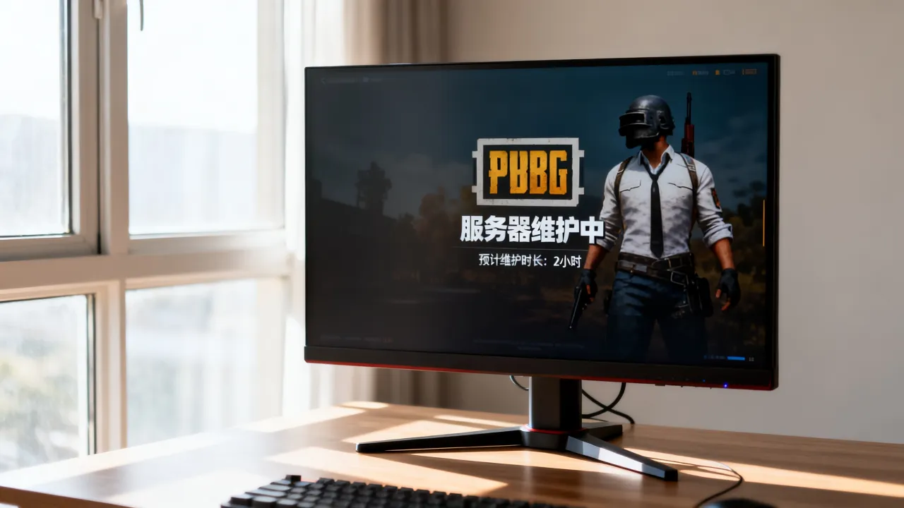 pubg为什么显示服务器在维护中，pubg维护中要等多久