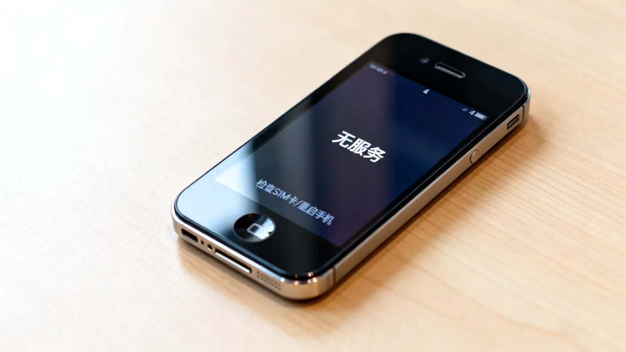 为什么苹果4s显示无服务器，iphone4s无服务怎么办