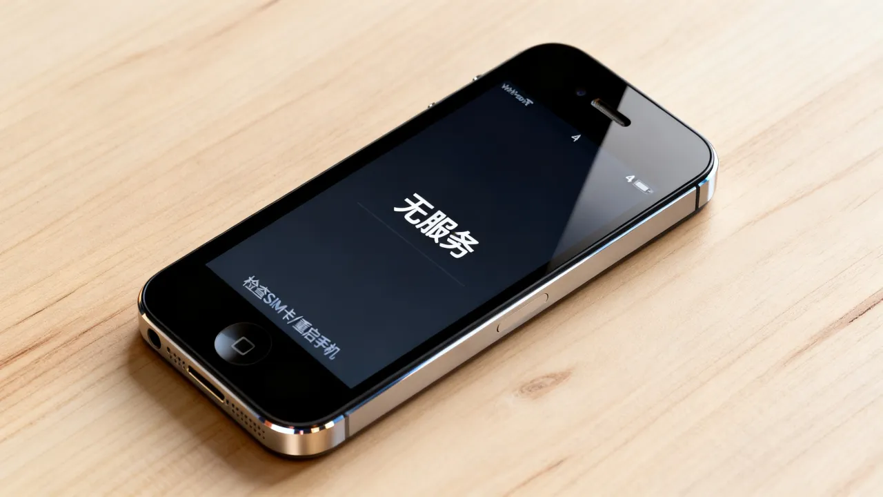 为什么苹果4s显示无服务器，iphone4s无服务怎么办