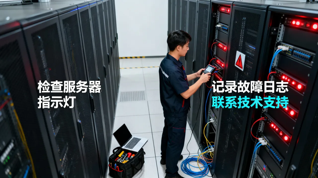 服务器故障怎么处理，服务器故障处理运维方法有哪些？