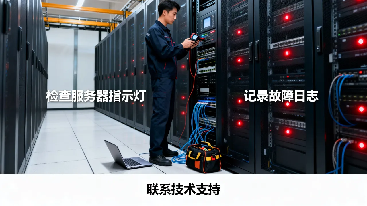 服务器故障怎么处理，服务器故障处理运维方法有哪些？