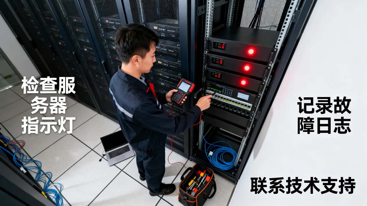 服务器故障怎么处理，服务器故障处理运维方法有哪些？