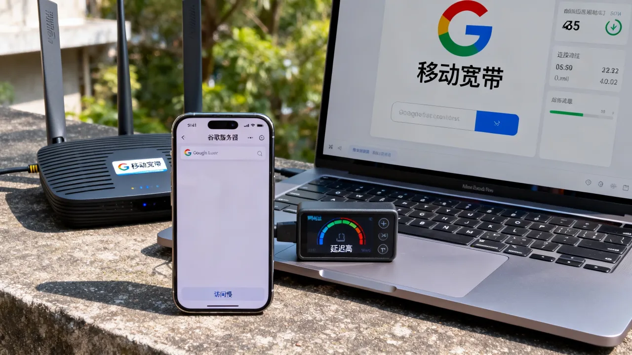 移动宽带谷歌服务器慢咋办，为什么移动宽带访问谷歌服务器很慢