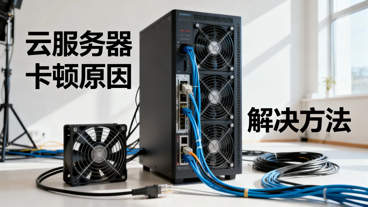 为什么云服务器那么卡，云服务器卡顿怎么解决？
