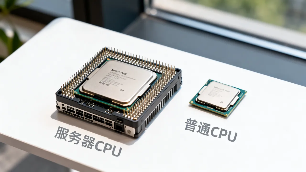 服务器为什么不用商用cpu，服务器cpu和普通cpu有什么区别