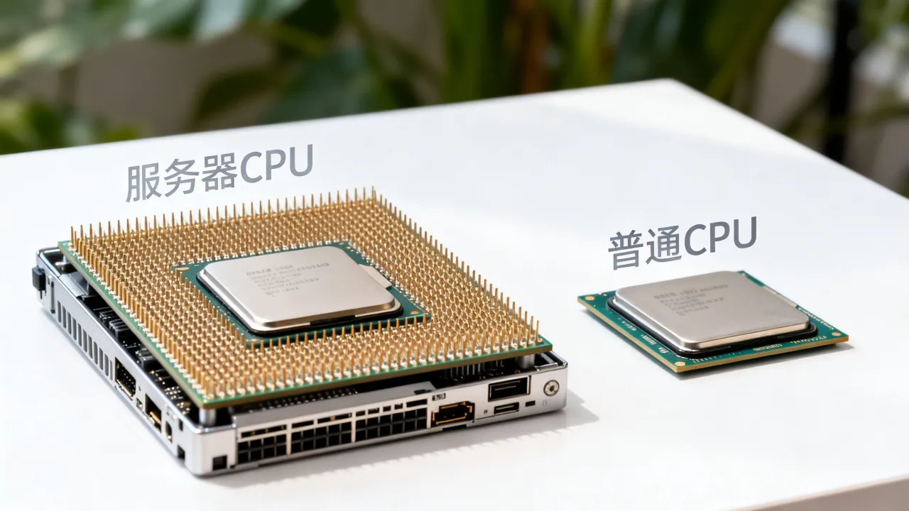 服务器为什么不用商用cpu，服务器cpu和普通cpu有什么区别