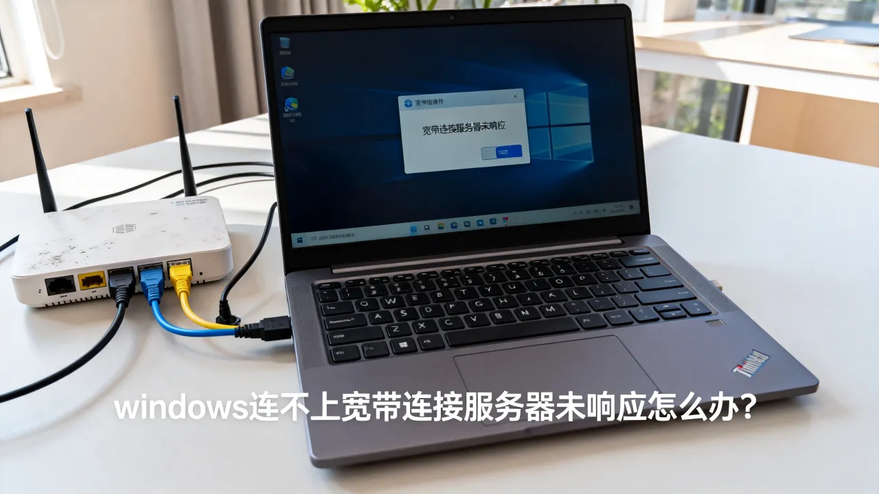 宽带连接服务器未响应怎么回事?windows连不上宽带连接服务器未响应怎么办? 宽带连接服务器未响应怎么回事?windows连不上宽带连接服务器未响应怎么办?