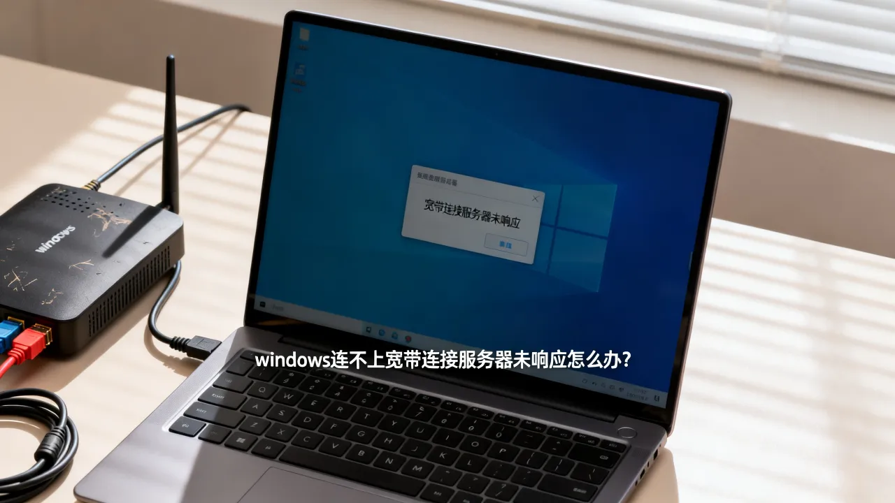 宽带连接服务器未响应怎么回事?windows连不上宽带连接服务器未响应怎么办? 宽带连接服务器未响应怎么回事?windows连不上宽带连接服务器未响应怎么办?