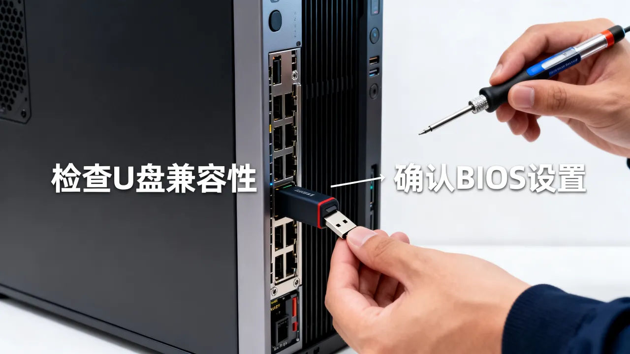 服务器为什么不能用U盘启动，服务器U盘启动失败怎么解决？