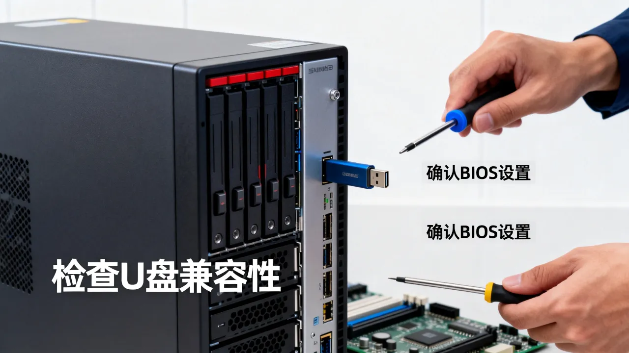 服务器为什么不能用U盘启动，服务器U盘启动失败怎么解决？