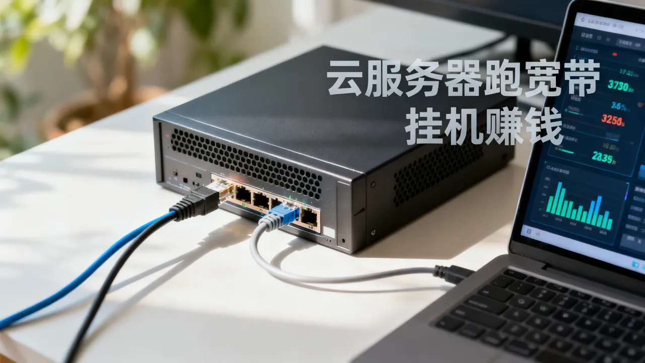 用云服务器跑宽带赚钱是真的吗，云服务器挂机赚钱一天能赚多少？