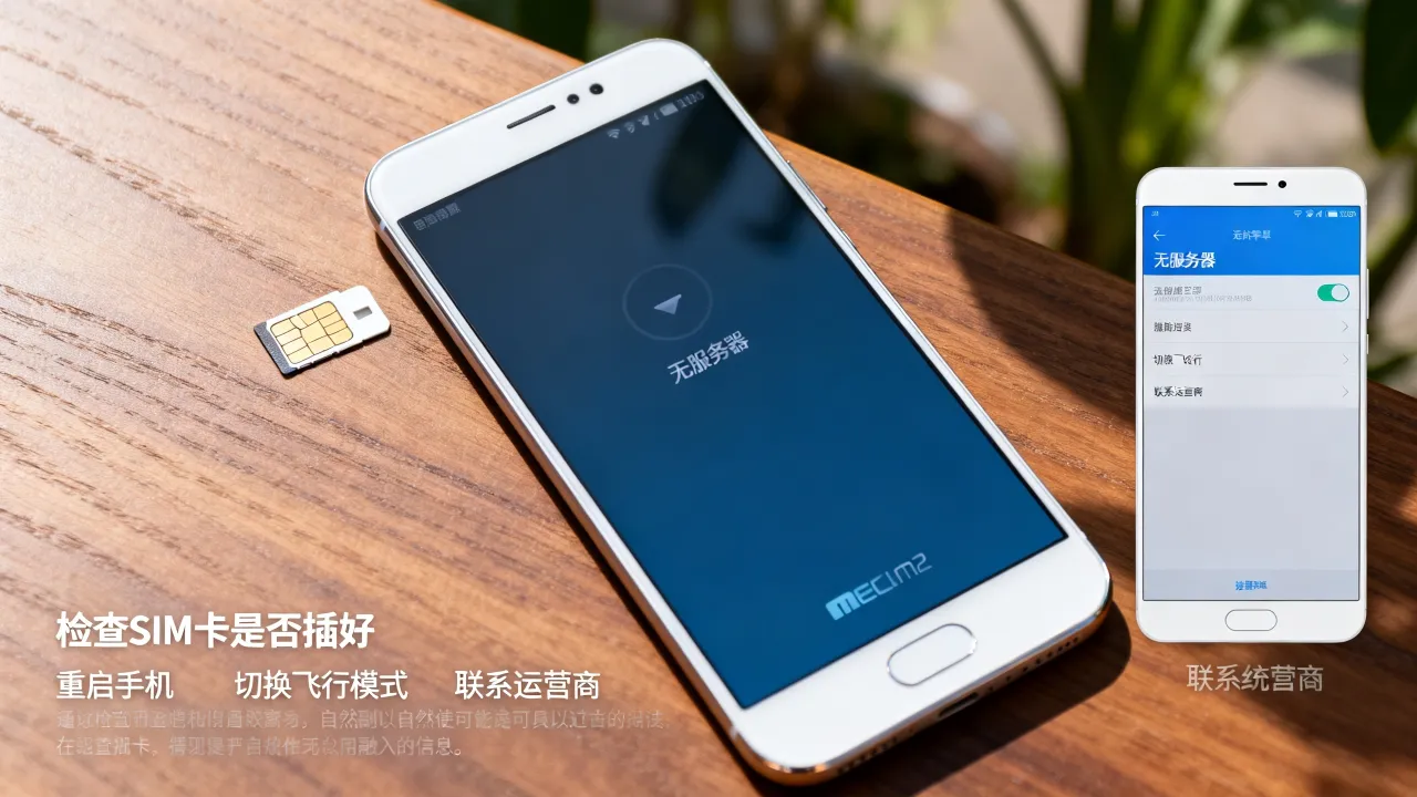 为什么我魅族m2显示无服务器，魅族m2无服务怎么解决
