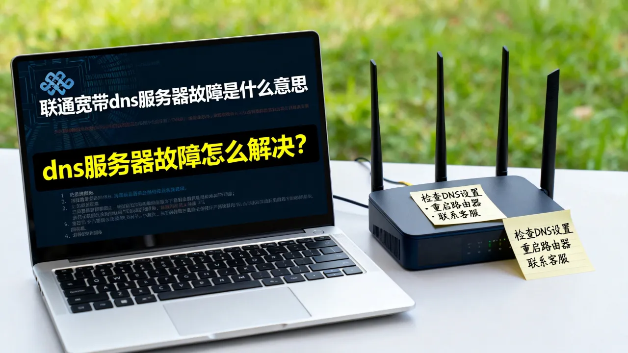 联通宽带dns服务器故障是什么意思，dns服务器故障怎么解决？