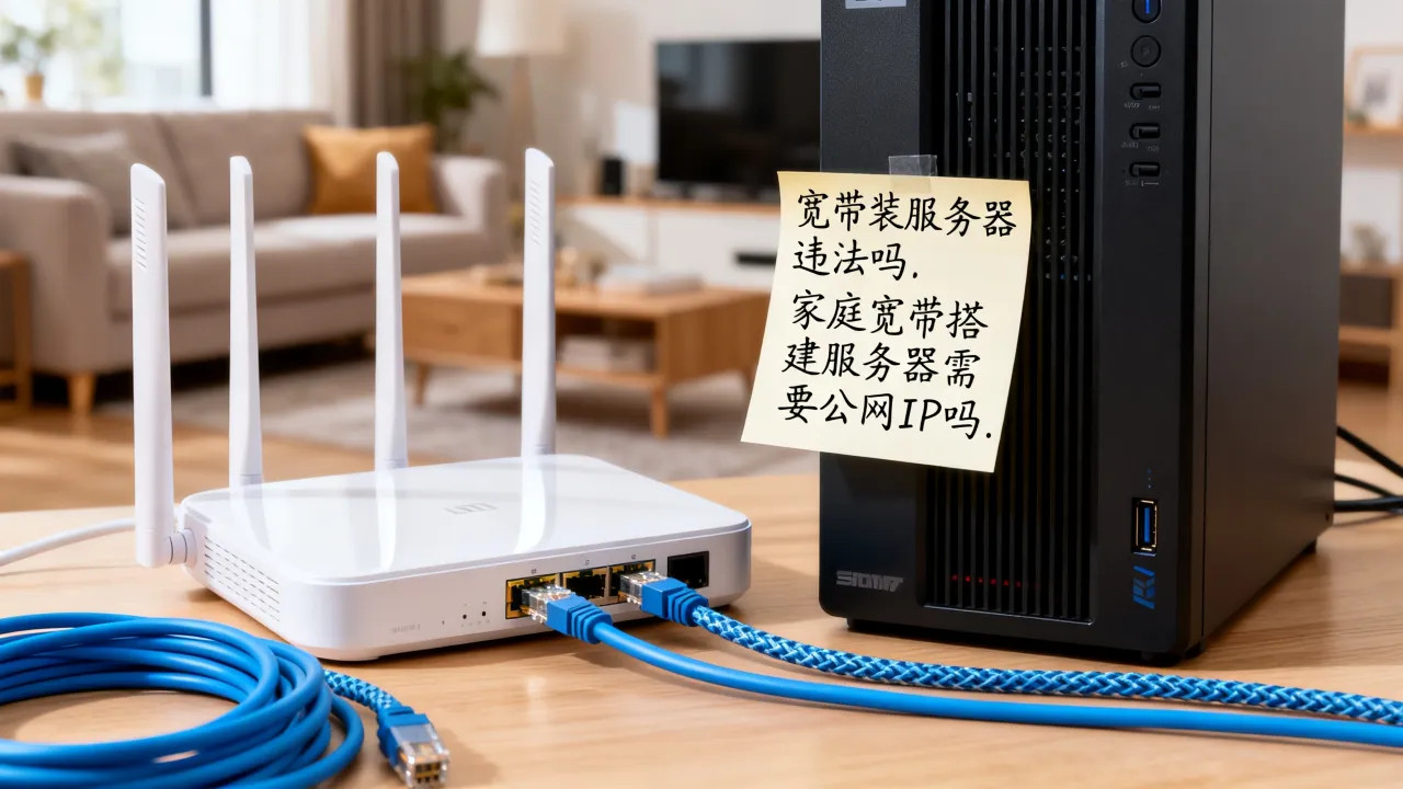 宽带装服务器违法吗，家庭宽带搭建服务器需要公网IP吗