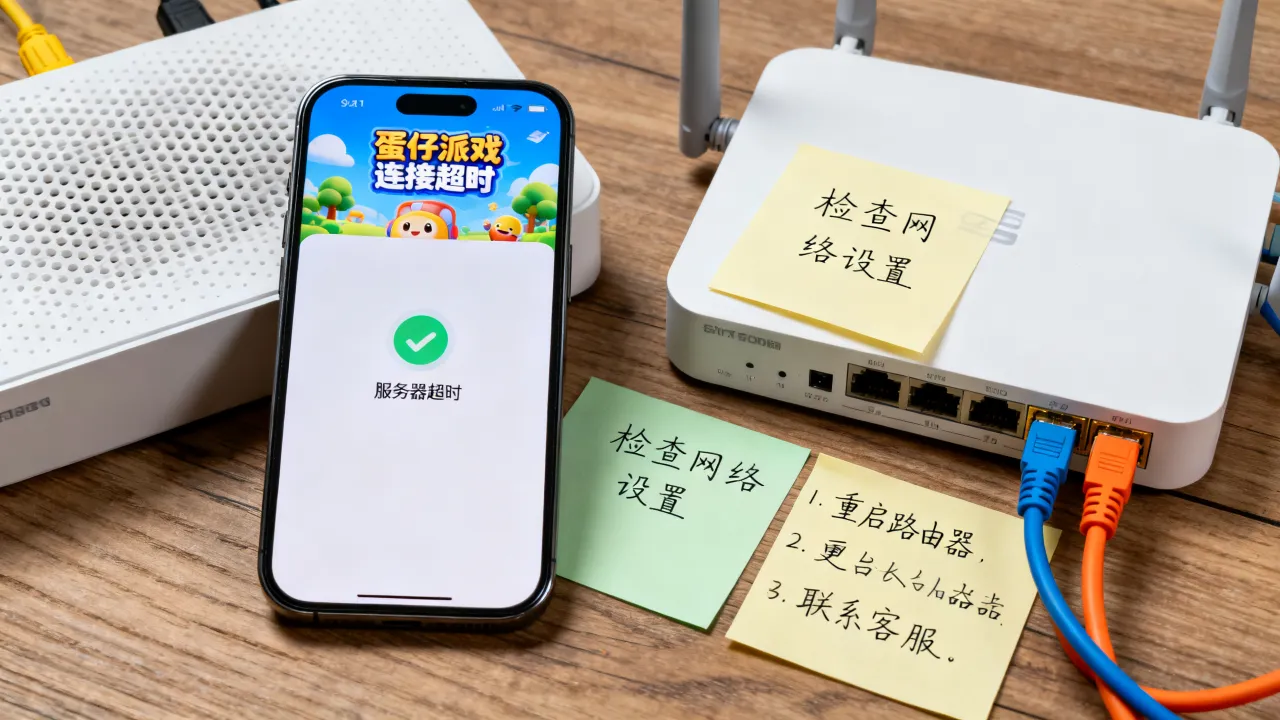 为什么蛋仔服务器超时，蛋仔派对一直连接不上怎么解决
