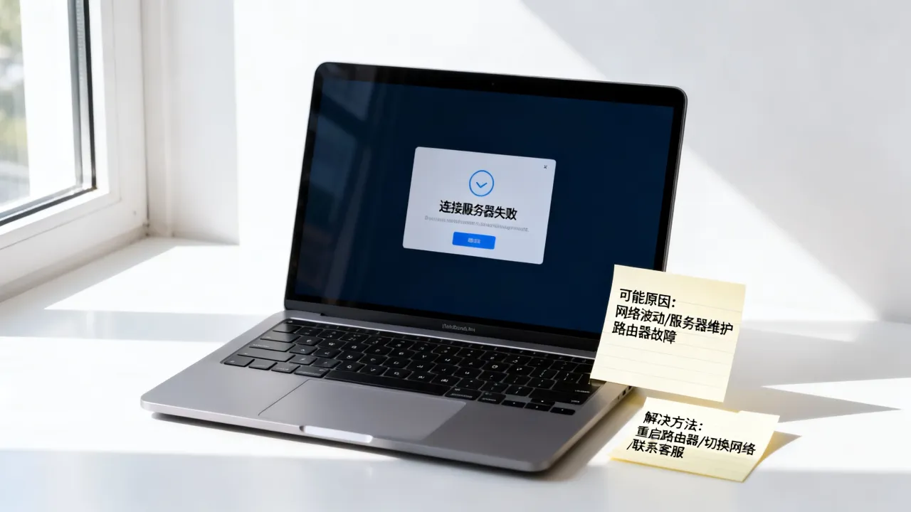 UU为什么显示连接服务器失败？，具体原因及怎么解决