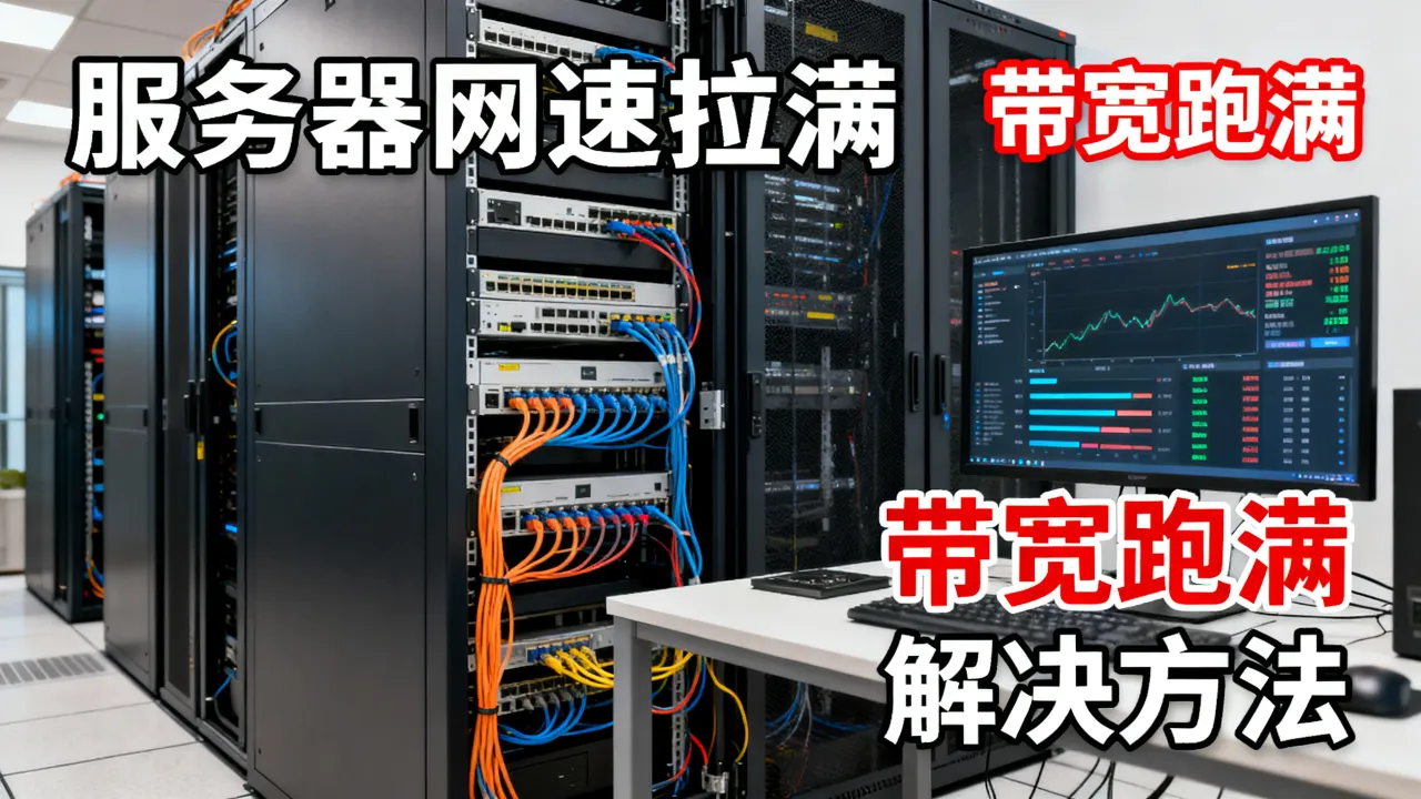 服务器网速拉满是什么意思，服务器带宽跑满怎么解决？