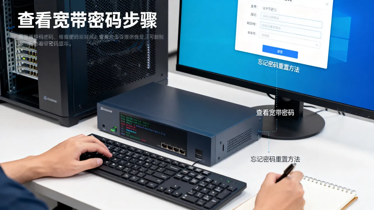 服务器宽带密码怎么查看，服务器宽带密码忘了怎么办？