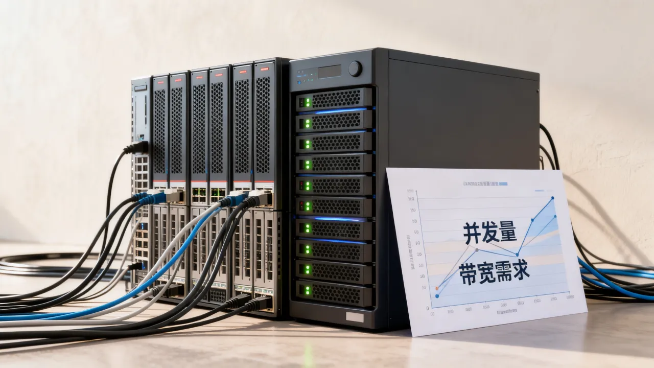 服务器并发量对宽带影响大吗，并发数怎么影响带宽需求
