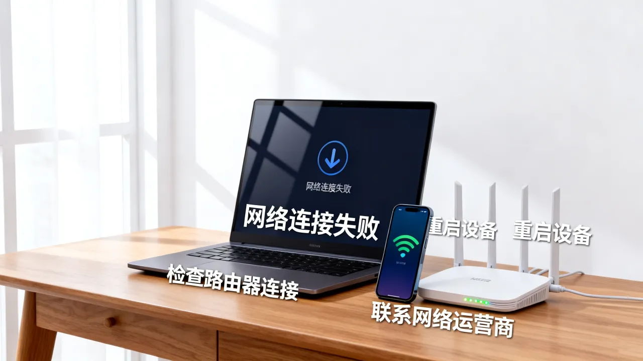 为什么网速高却连不上服务器，网络连接失败怎么办