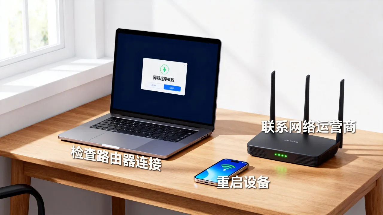 为什么网速高却连不上服务器，网络连接失败怎么办