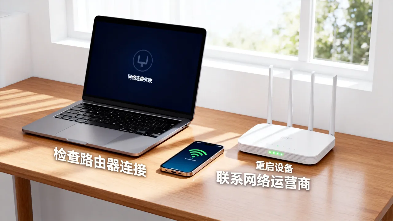 为什么网速高却连不上服务器，网络连接失败怎么办
