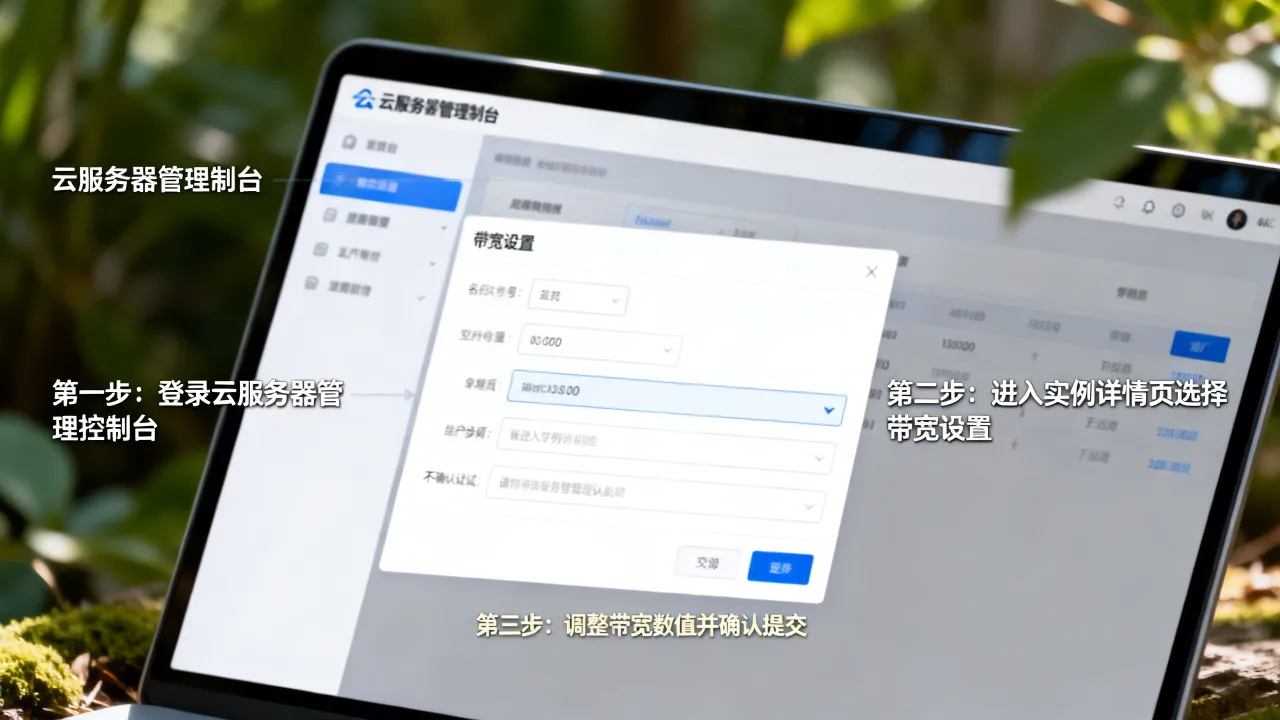云服务器怎么设置宽带,调整带宽大小的具体步骤是什么 云服务器怎么设置宽带,调整带宽大小的具体步骤是什么