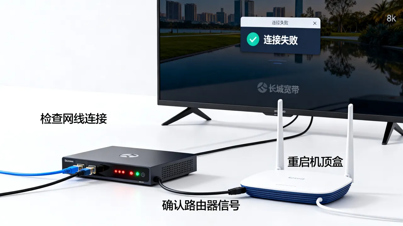 长城宽带电视服务器连接不上是什么原因,怎么解决 长城宽带电视服务器连接不上是什么原因,怎么解决