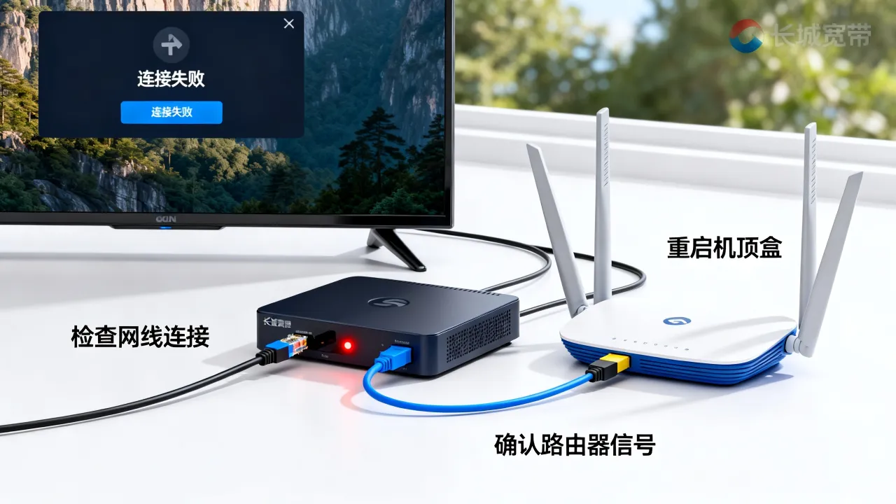长城宽带电视服务器连接不上是什么原因,怎么解决 长城宽带电视服务器连接不上是什么原因,怎么解决