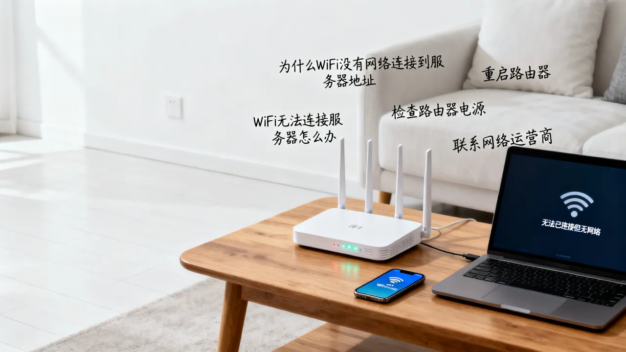 为什么wifi没有网络连接到服务器地址，wifi无法连接服务器怎么办