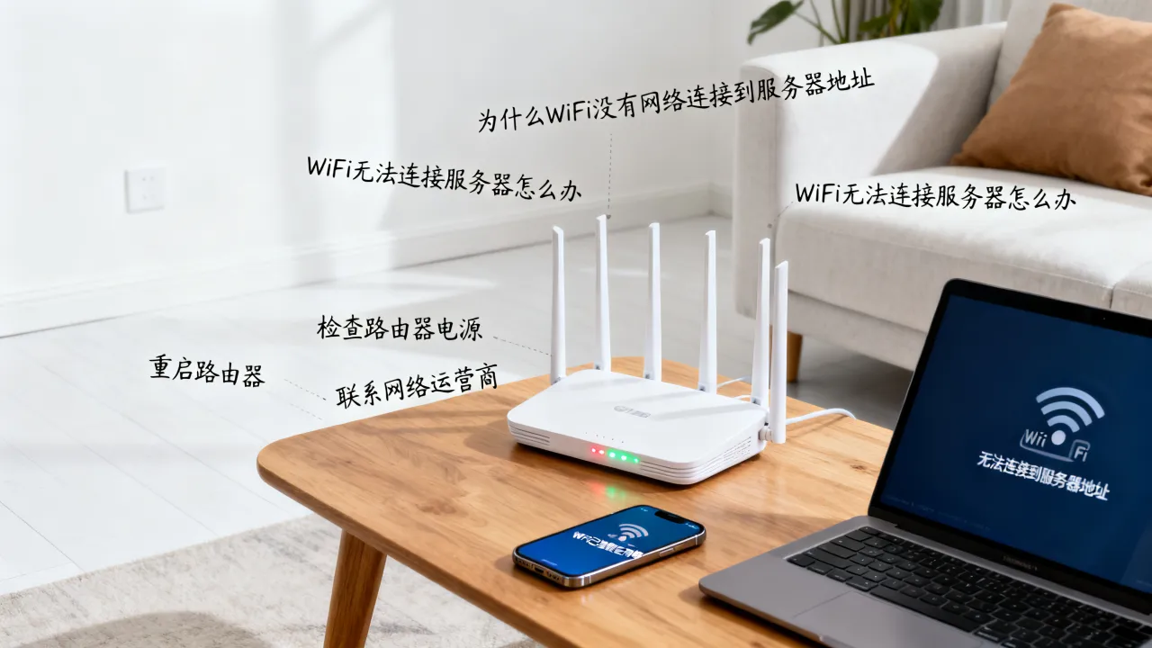 为什么wifi没有网络连接到服务器地址，wifi无法连接服务器怎么办