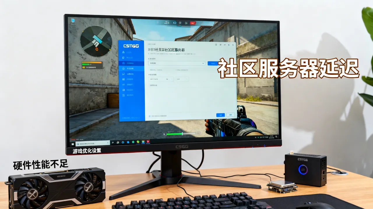 为什么csgo社区服务器帧数低，怎么提高fps？