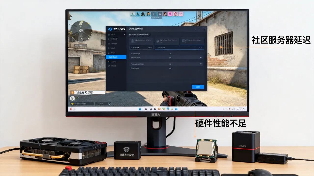 为什么csgo社区服务器帧数低，怎么提高fps？